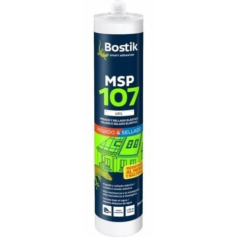 Bostik MSP 107 o H750 Gris Cartuchos 290 ML/C12 /30614553/