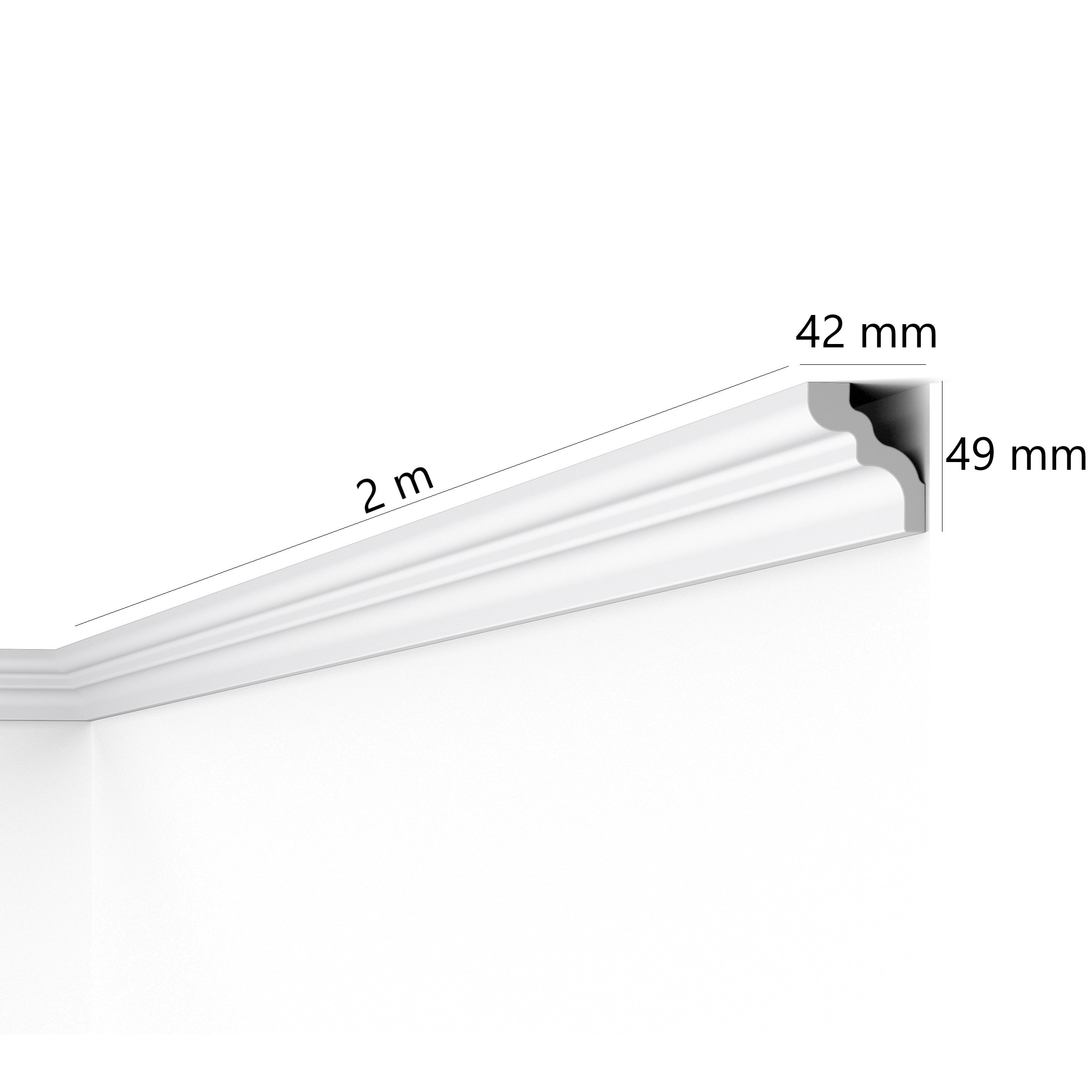 Moldura Nomastyl (D). Moldura (2m).