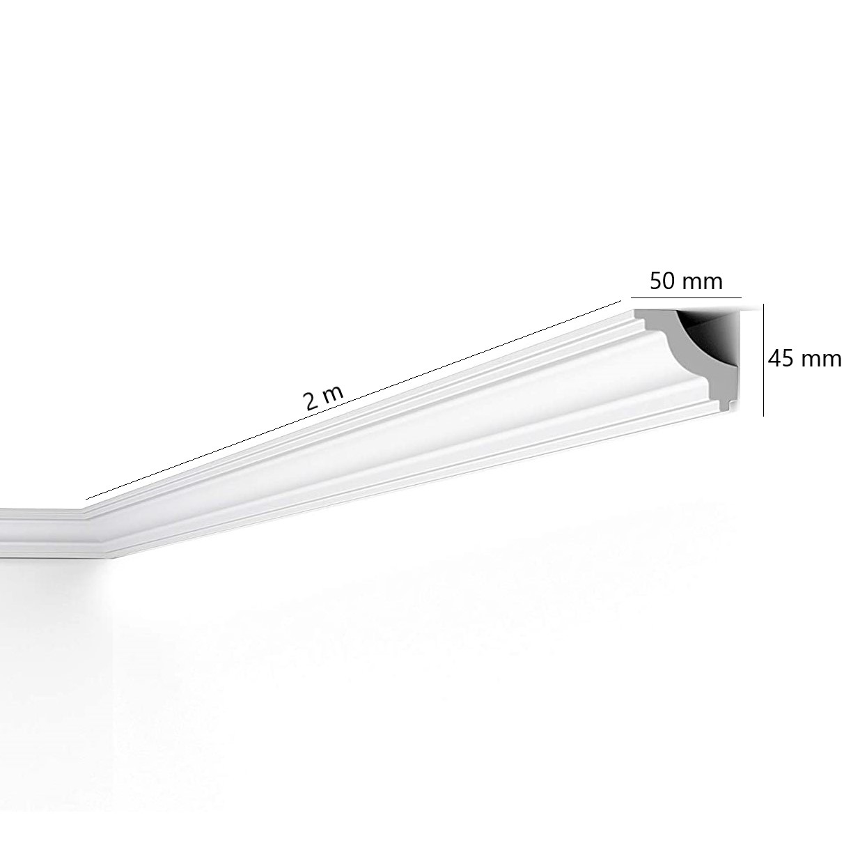 Moldura Nomastyl (J) Pecho Paloma Pequeña. Moldura (2m).