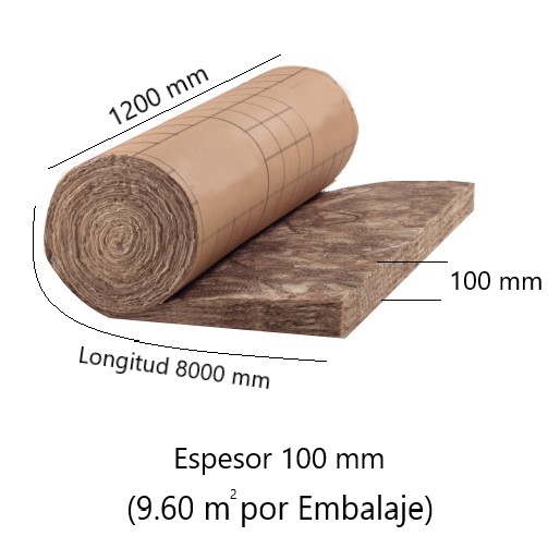 Manta de Papel Kraft V. (100x1200x8000) (Paq. 9.60 m2) /71.40RKRX.M080.100/