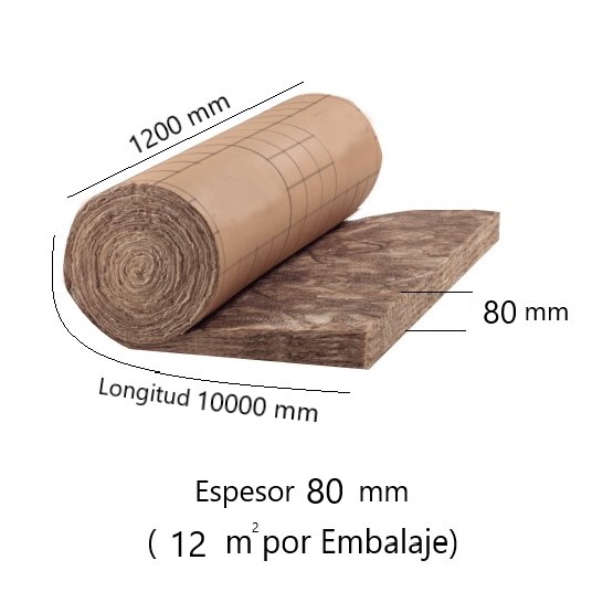 Manta de Papel Kraft V (80x1200x10000) (12 m2) /71.40RKRX.M100.A080/