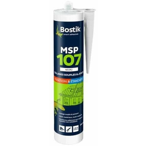 Bostik MSP 107 o H750 Negro Cartuchos 290 ML/C12 /30609062/