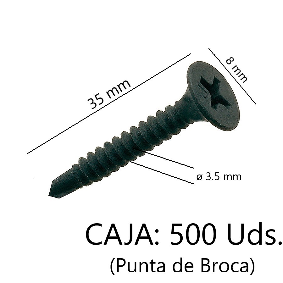 Tornillos PB 35 mm (500 uds) Pladur /4070638/