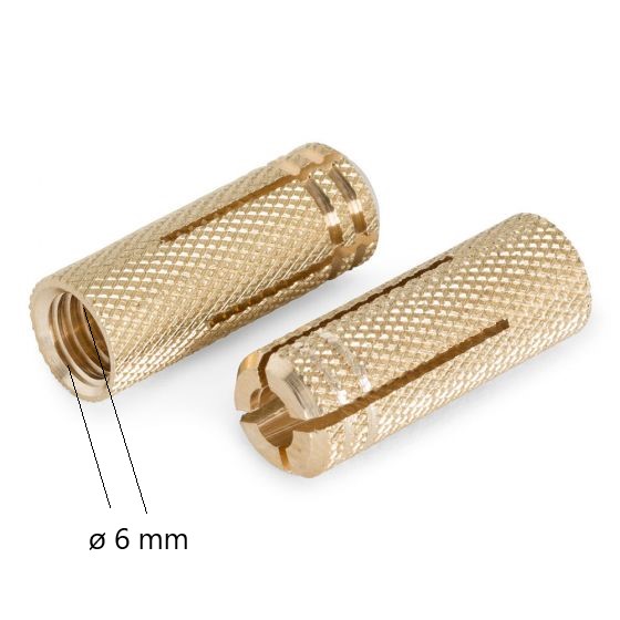 Tacos de  Laton (M6) uds /903S09/ /NF43003/